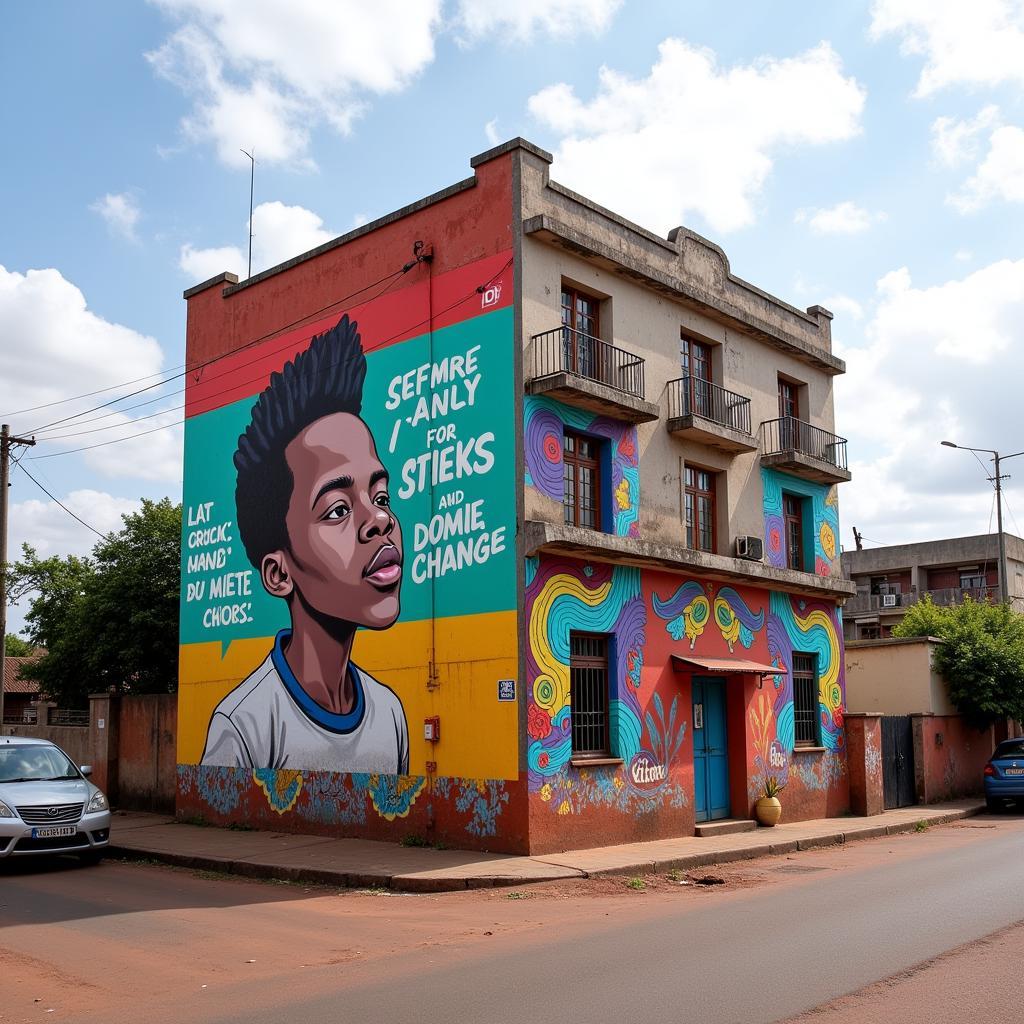 African Graffiti: Social Commentary and Political Expression