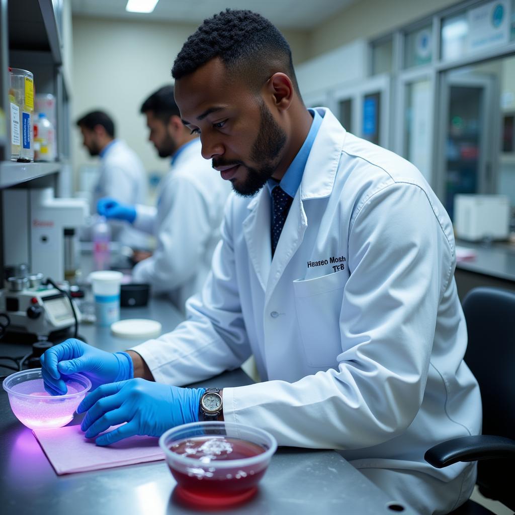 African Green Monkey Kidney Cell Culture in Laboratory