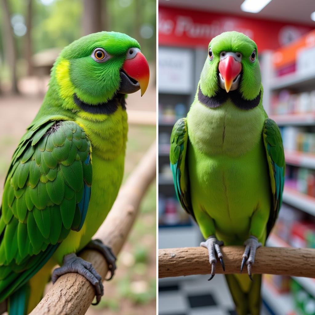 African Green Parrot: Breeder vs. Pet Store