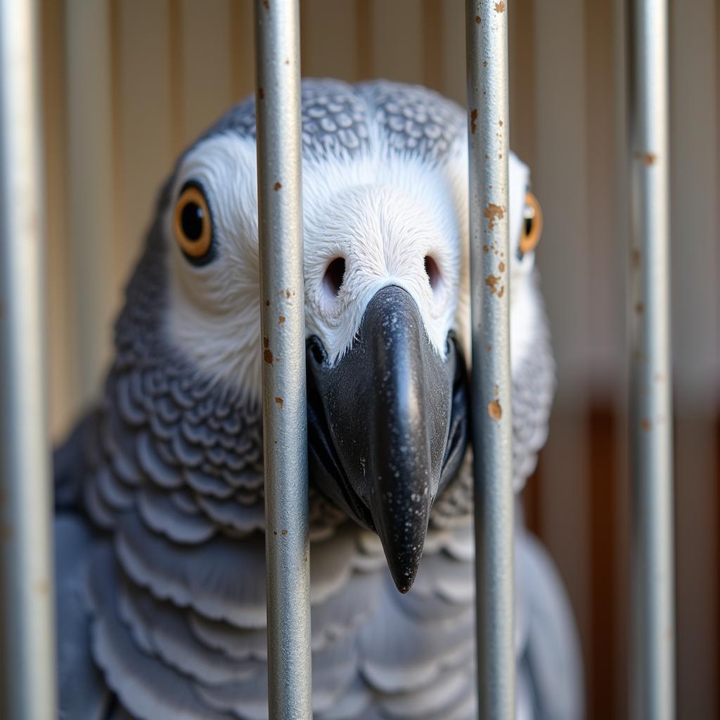 African Grey Cage Bar Spacing