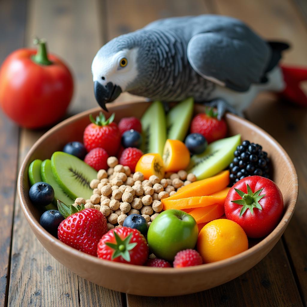 A Healthy Diet for Your African Grey