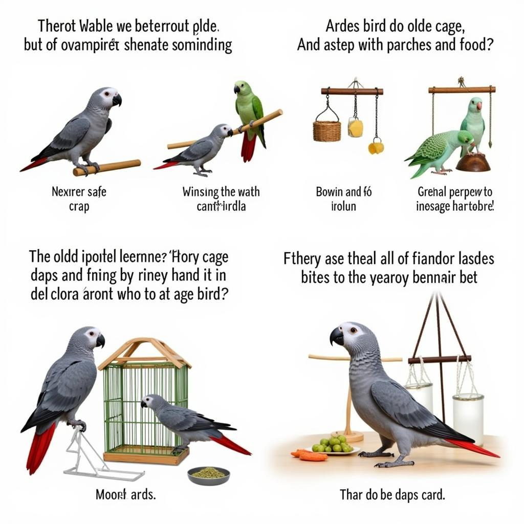 African Grey Parrot Age-Related Care