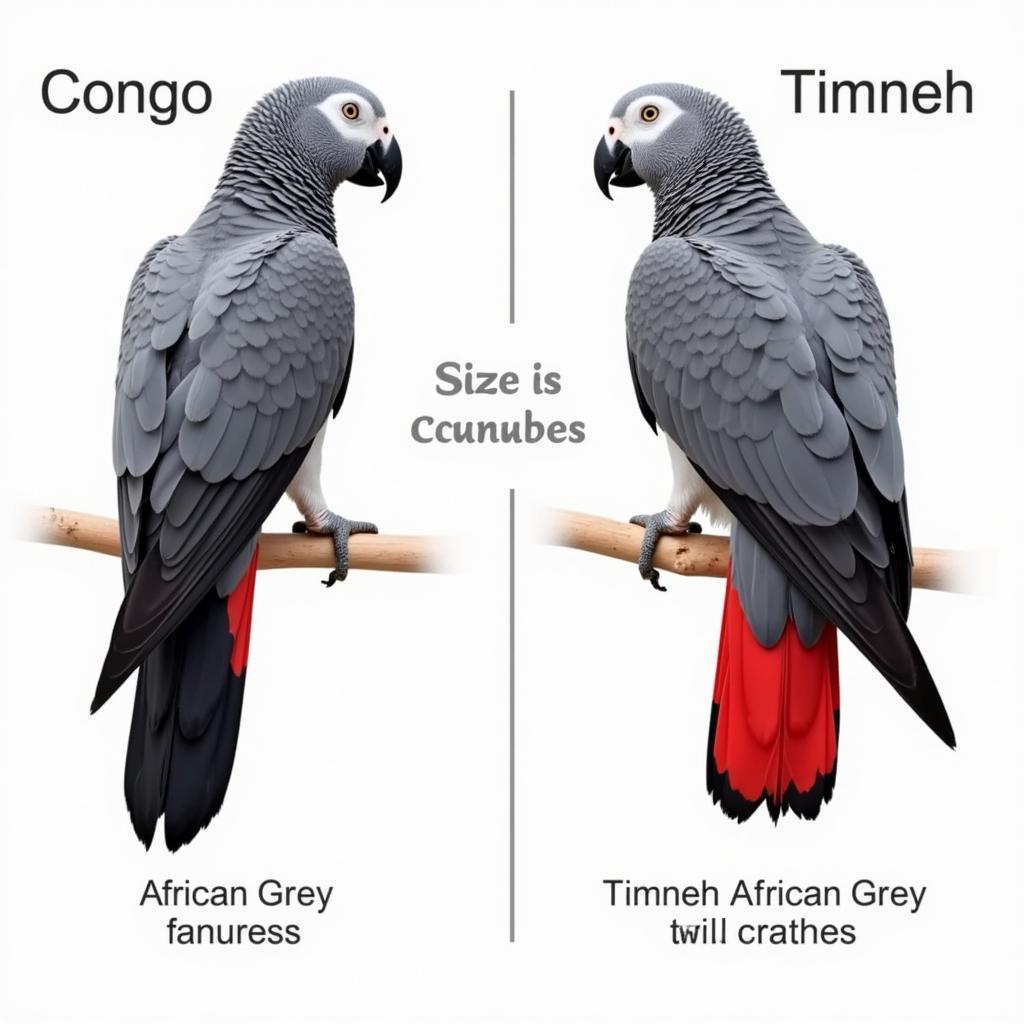 Congo African Grey vs Timneh African Grey