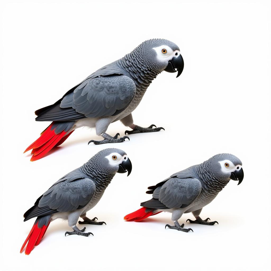 African Grey Parrot Physical Traits