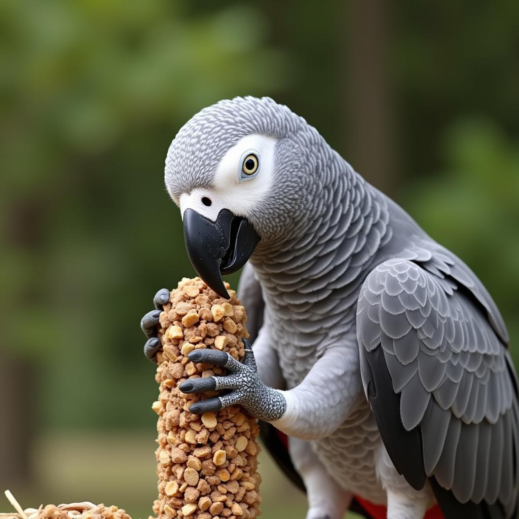 Enrichment and Play for African Grey Parrots