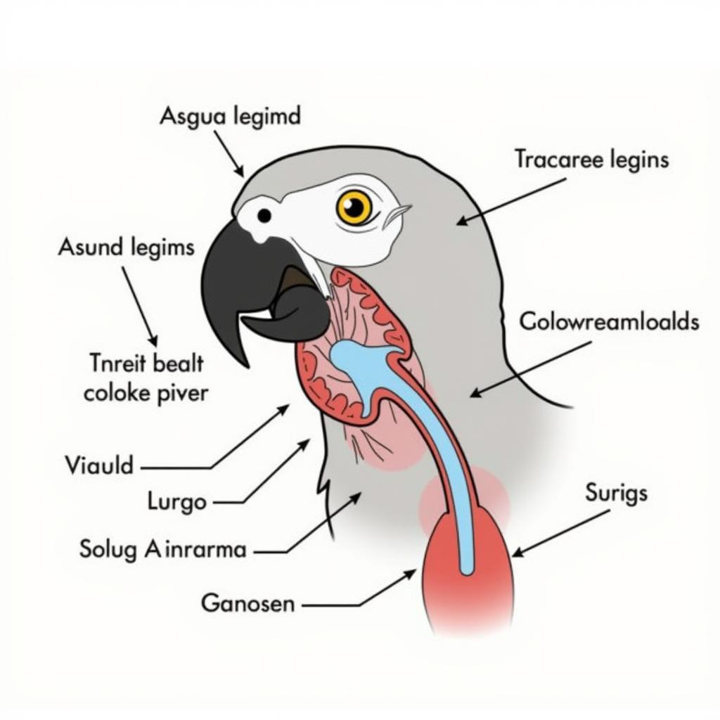 African Grey Parrot Vocal Anatomy