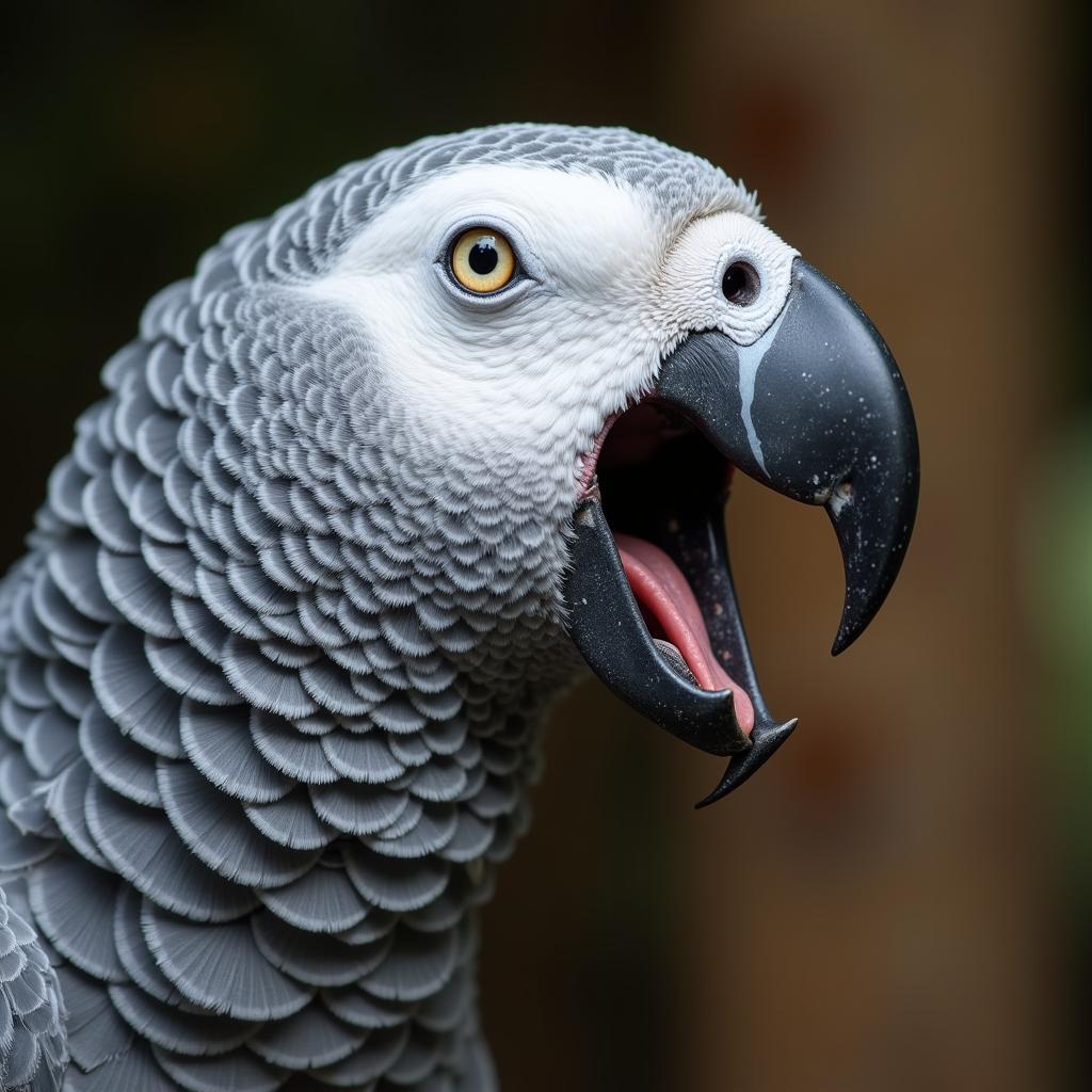 African Grey Vocalizing