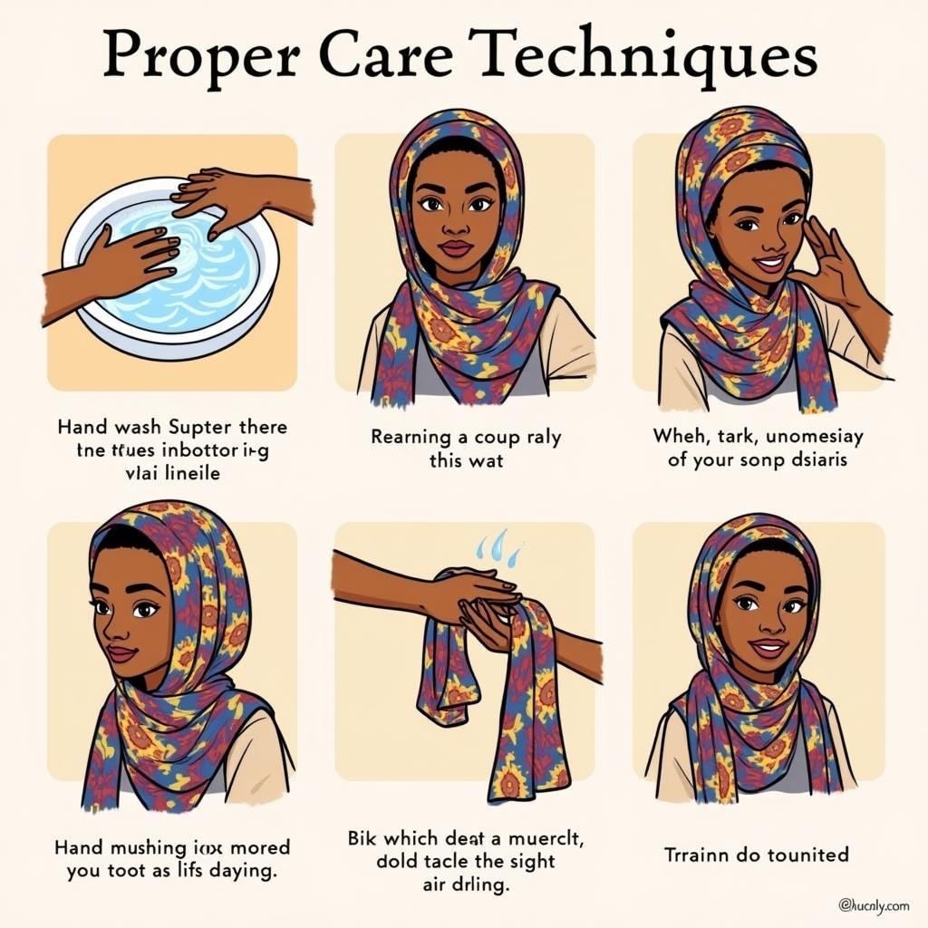 Tips for Caring for Your African Hair Scarf