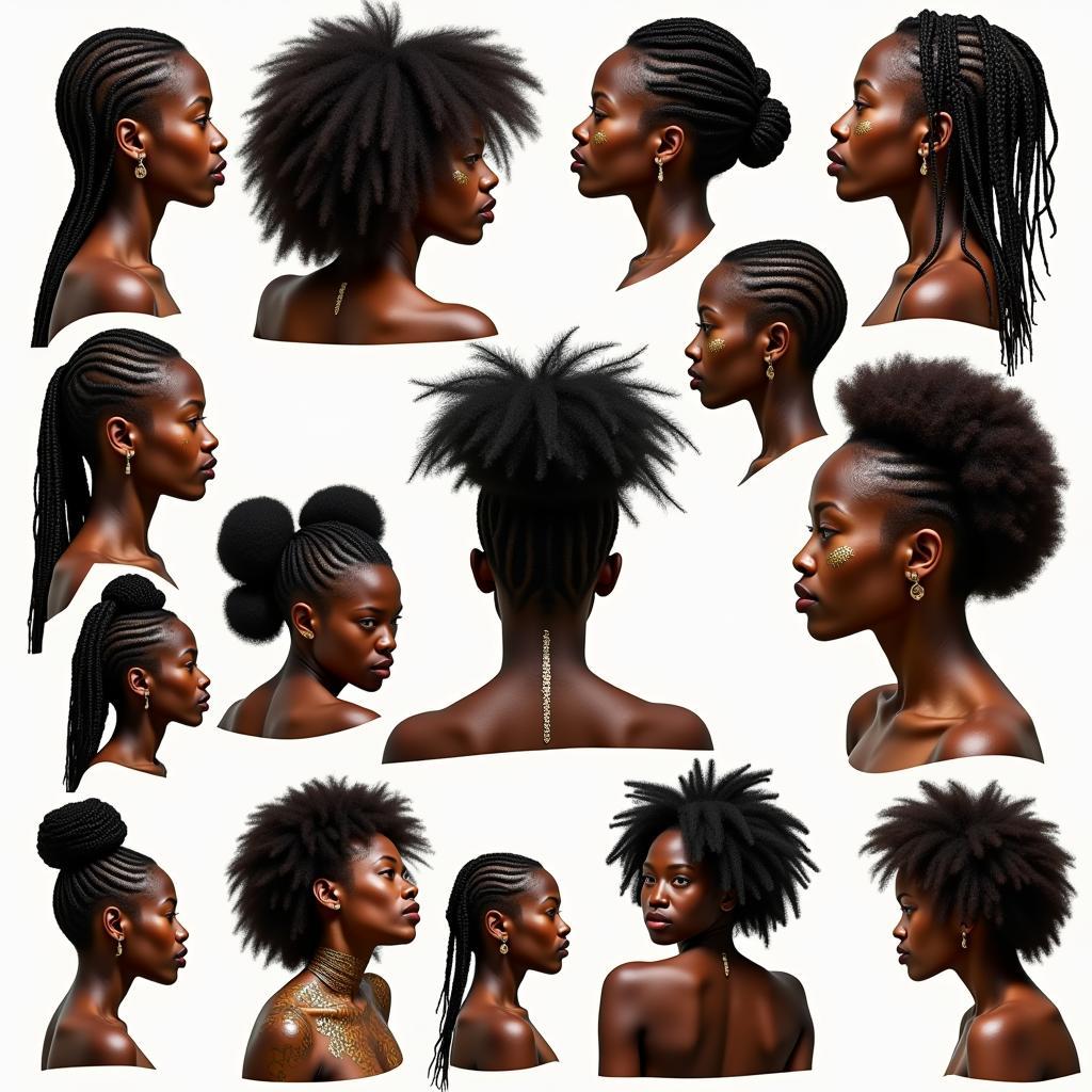 African Hairstyles and Body Adornment