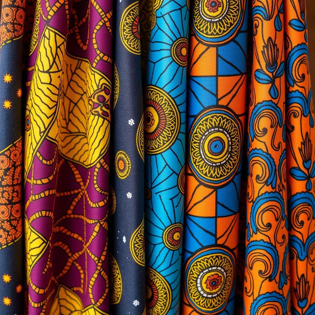 Vibrant Fabrics and Patterns in African Head Wraps