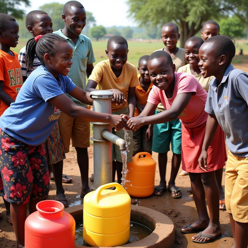 African Help Group Providing Clean Water