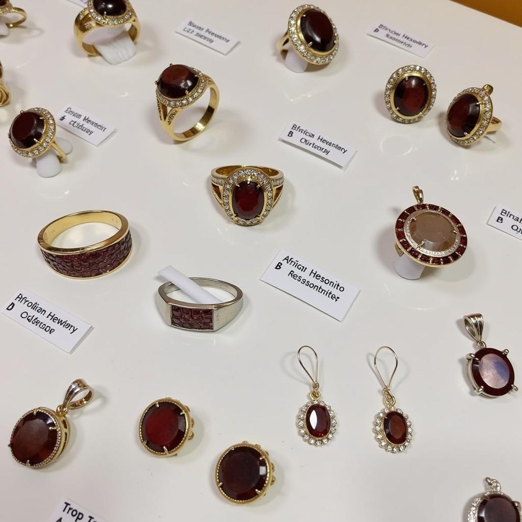 African Hessonite Jewelry