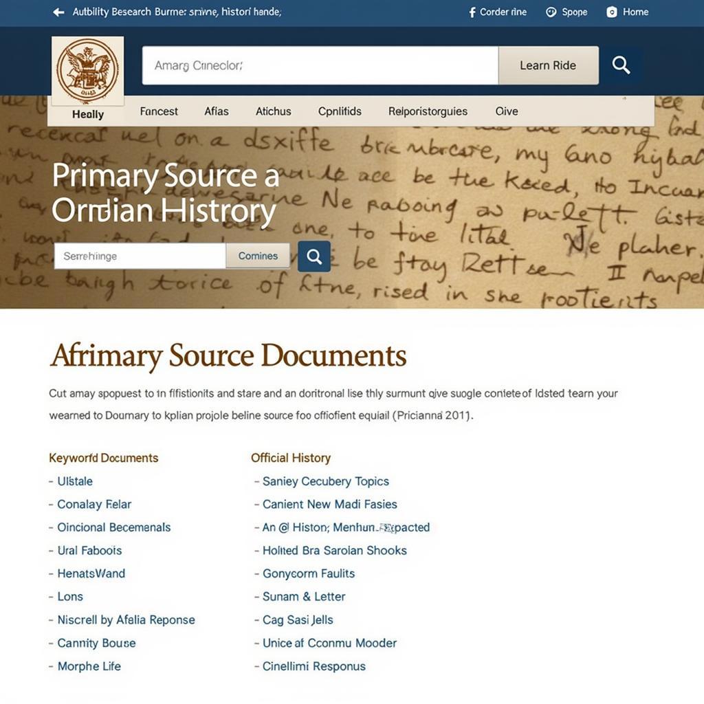 Accessing Primary Sources and Research Materials on African History Websites