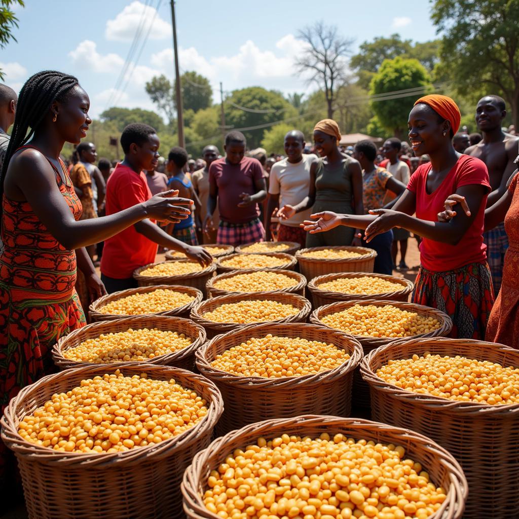 African Honey Beans Harvest Celebration