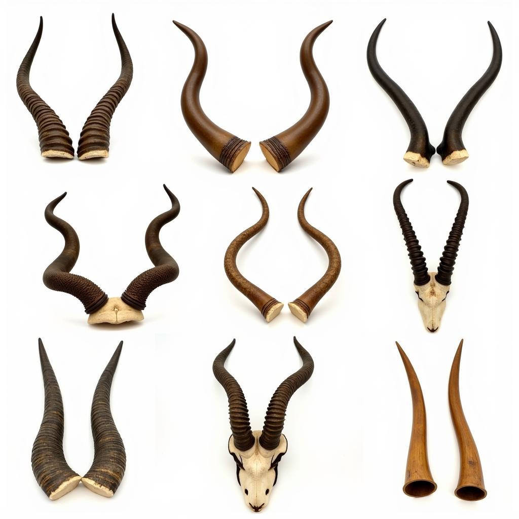 Variety of African Horns for Sale