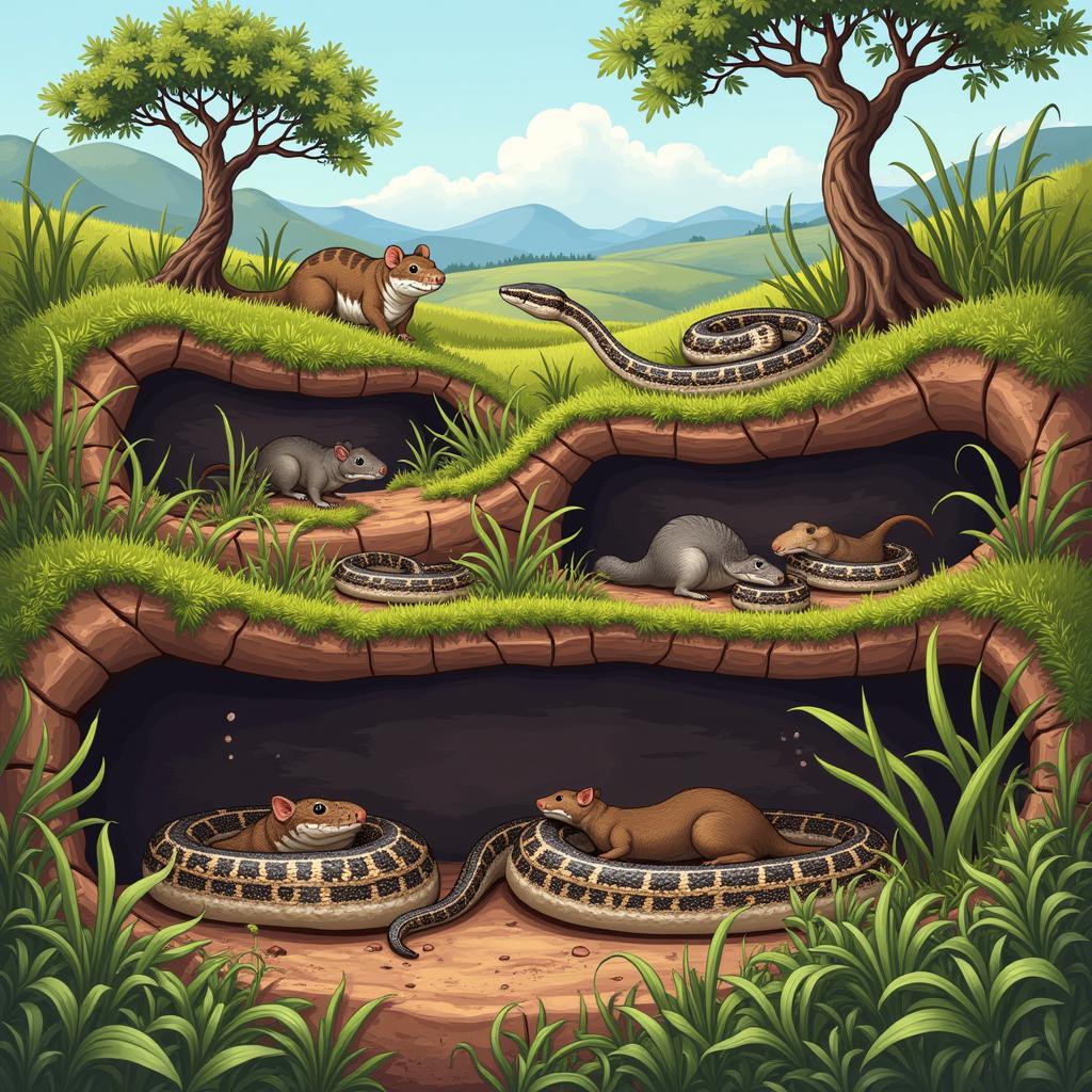 African House Snake Habitat and Prey