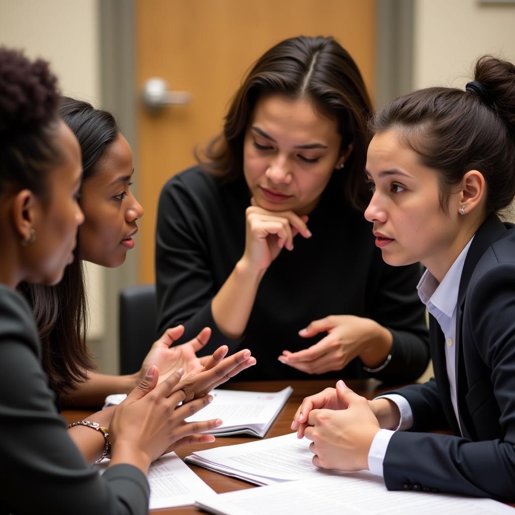 Team Discussing Legal Strategies