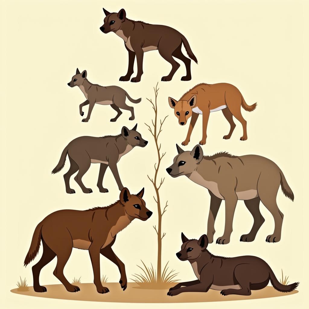 African Hyena Clan Social Hierarchy