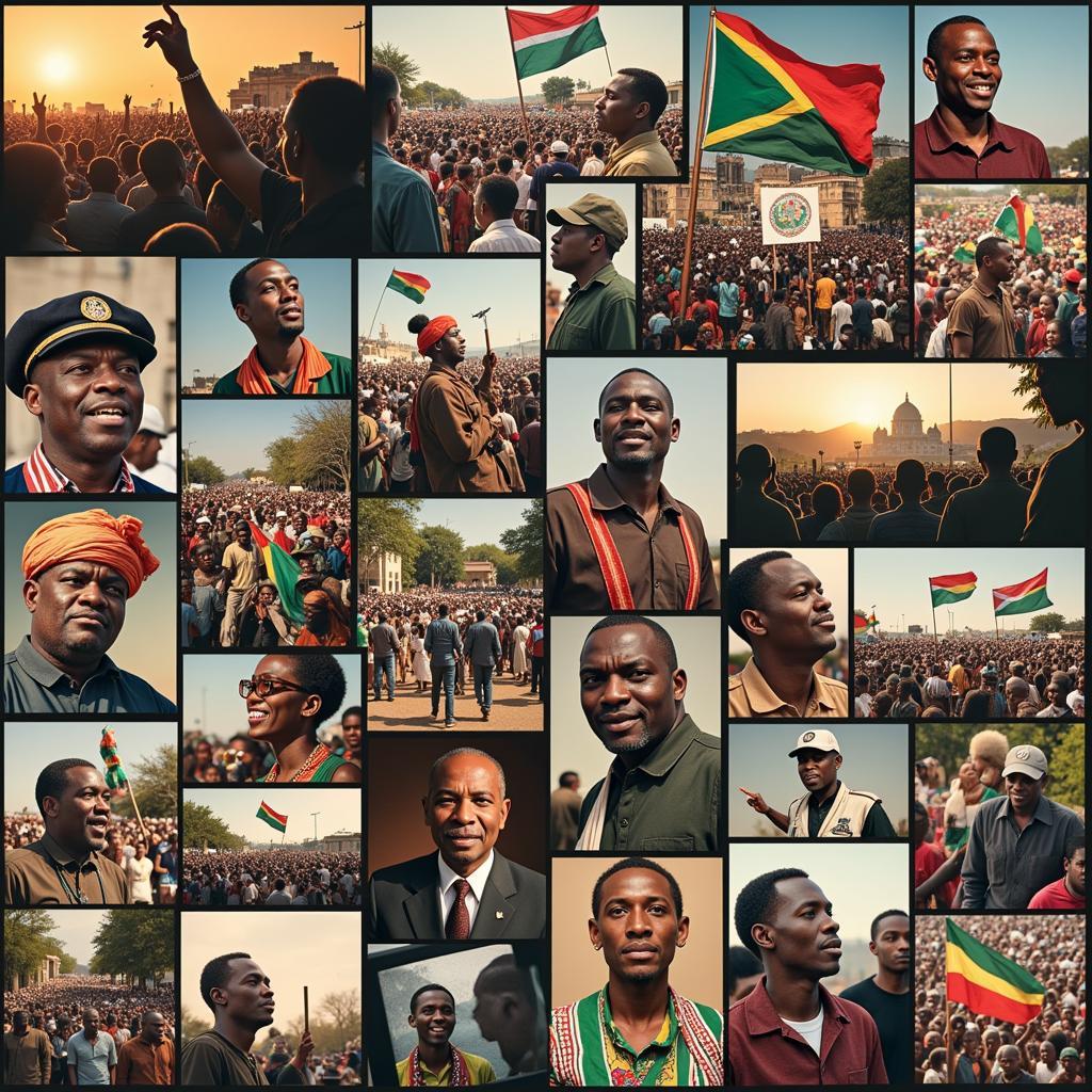 African Independence Movements: A Visual Representation