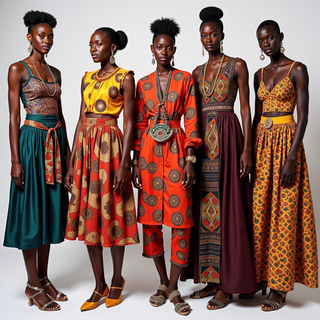 Contemporary African Indian Clothing Designs