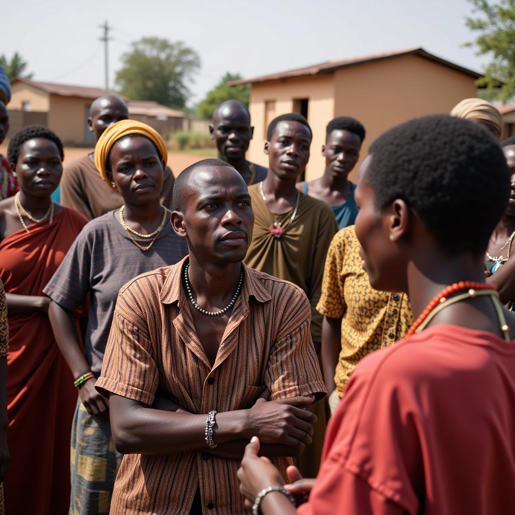 African Indigenous Community Meeting to Discuss Land Rights