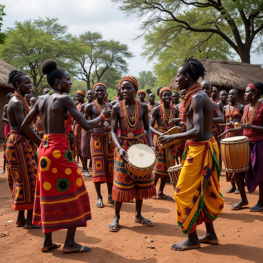 African Indigenous Music and Dance Ceremony