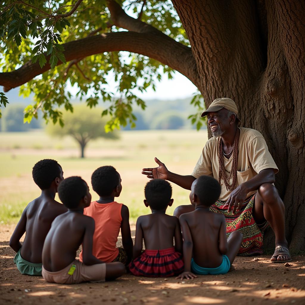 African Indigenous Storyteller