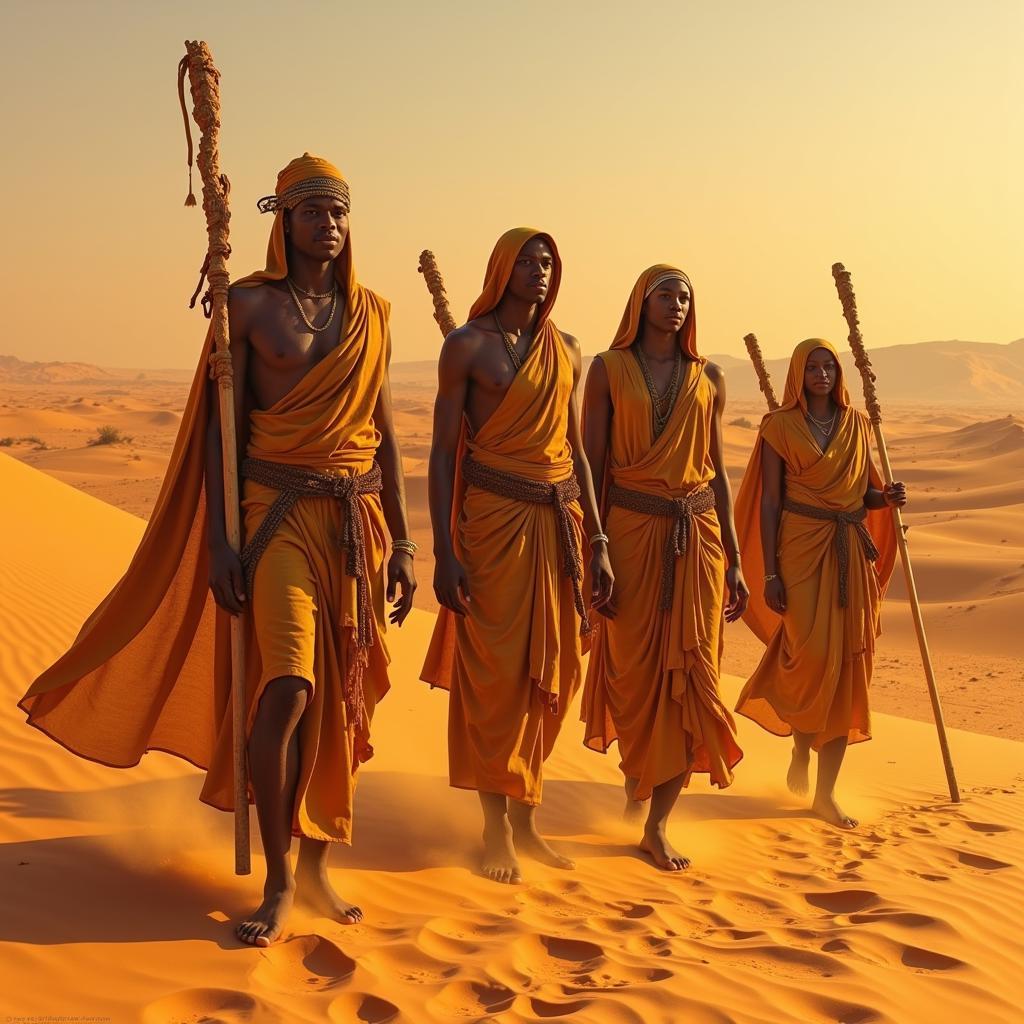 African Inspired Fantasy Race: Sahara Dwellers