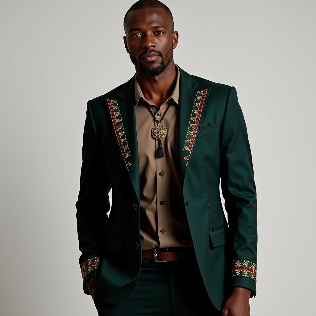 Modern Interpretation of an African Inspired Suit