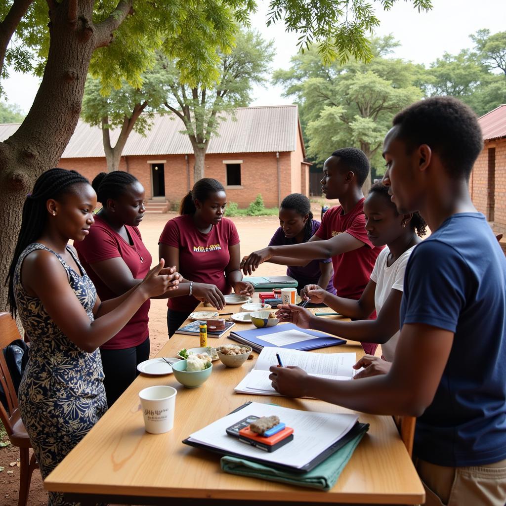 African Institute Engaging with the Local Community