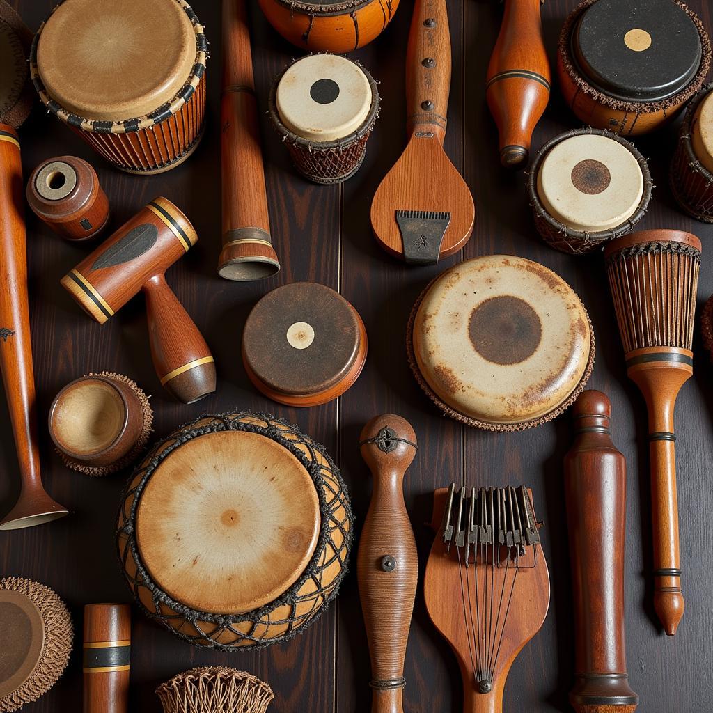 Collection of African Instruments