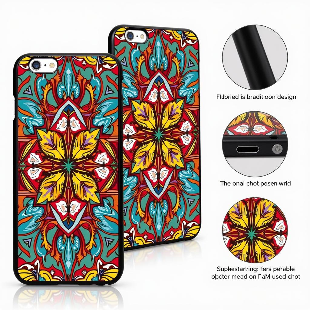 African iPhone 6 Case with Geometric Pattern Inspired by Traditional Art