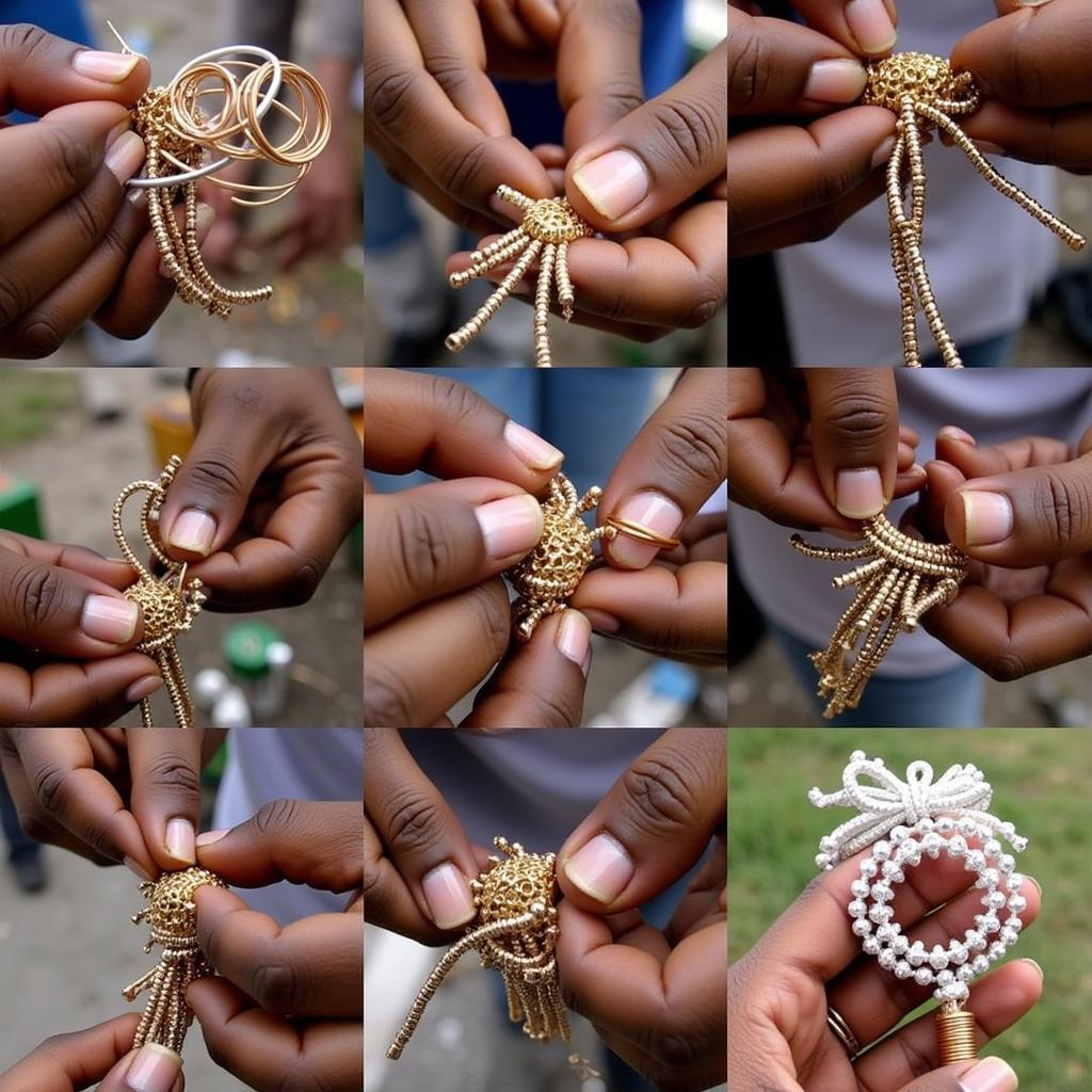 African Jewelry DIY Techniques: Wire Wrapping and Beading