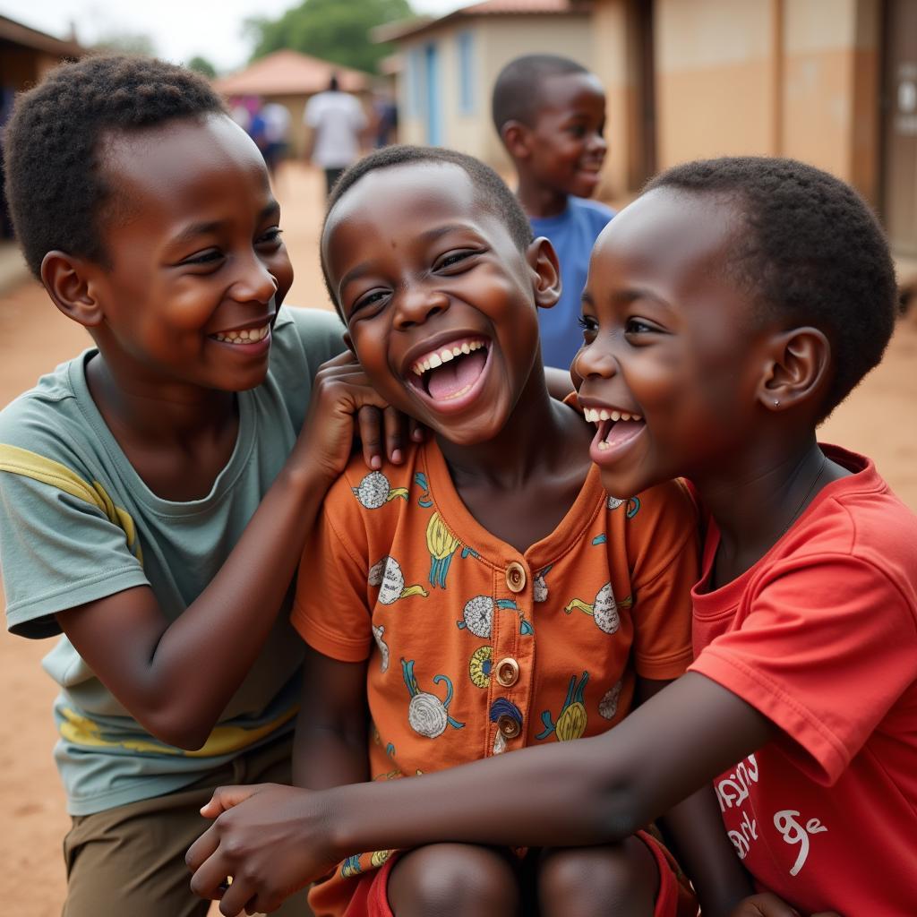 African Kids Playing Hilarious Pranks