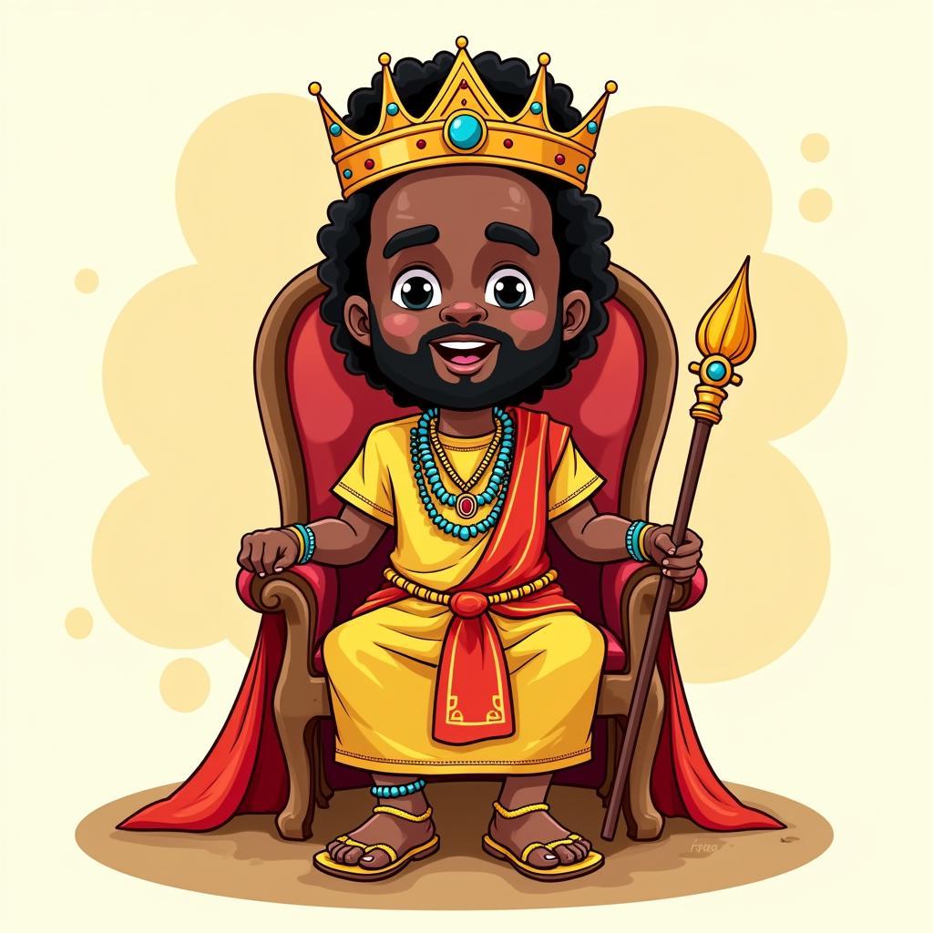 African King Cartoon PNG in Educational Resources