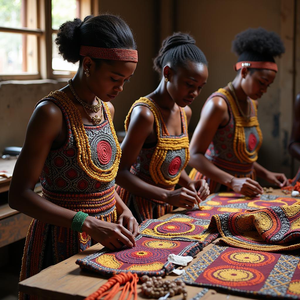 The Creation Process of an African King Costume