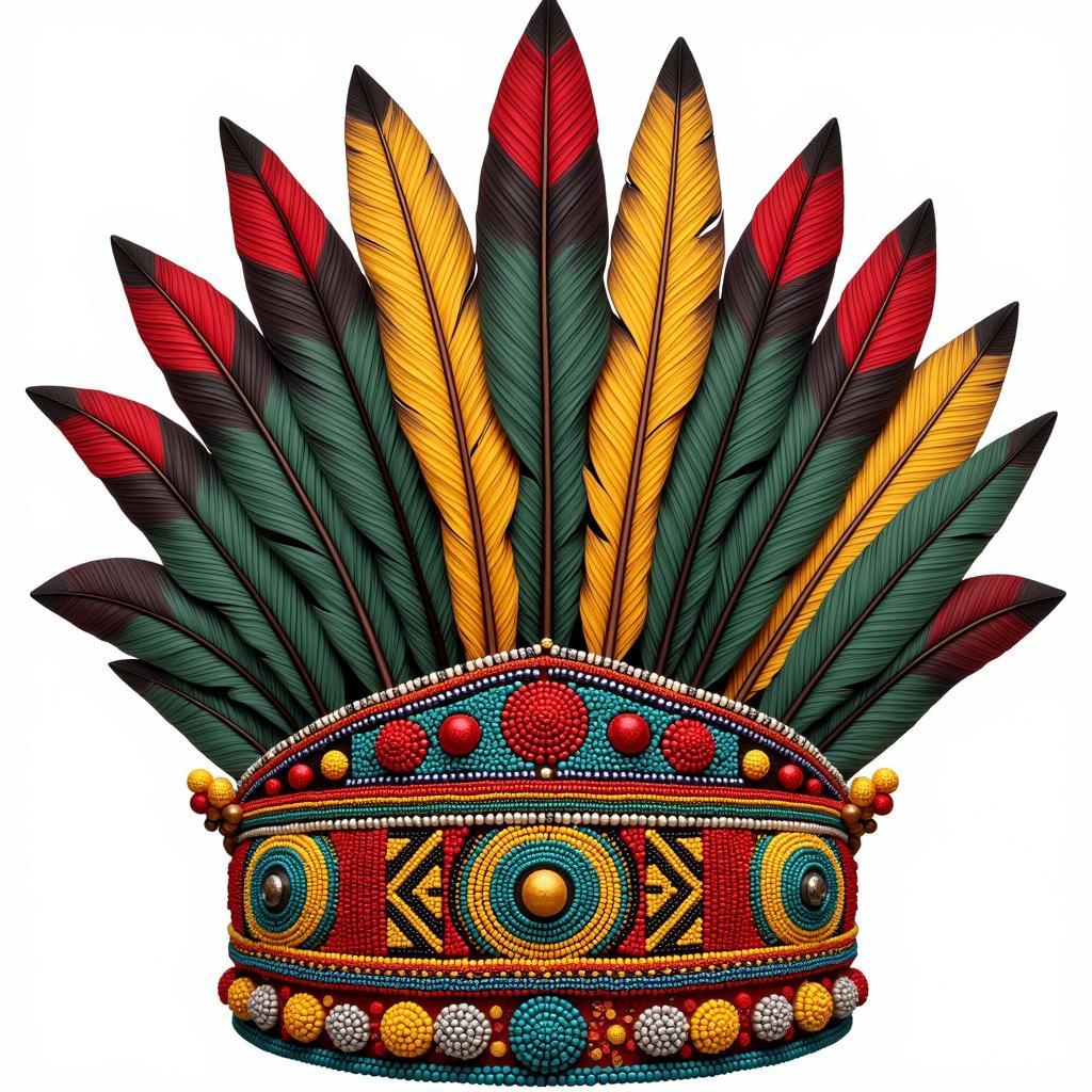 The Majestic African King Crown: Symbols of Power and Tradition ...