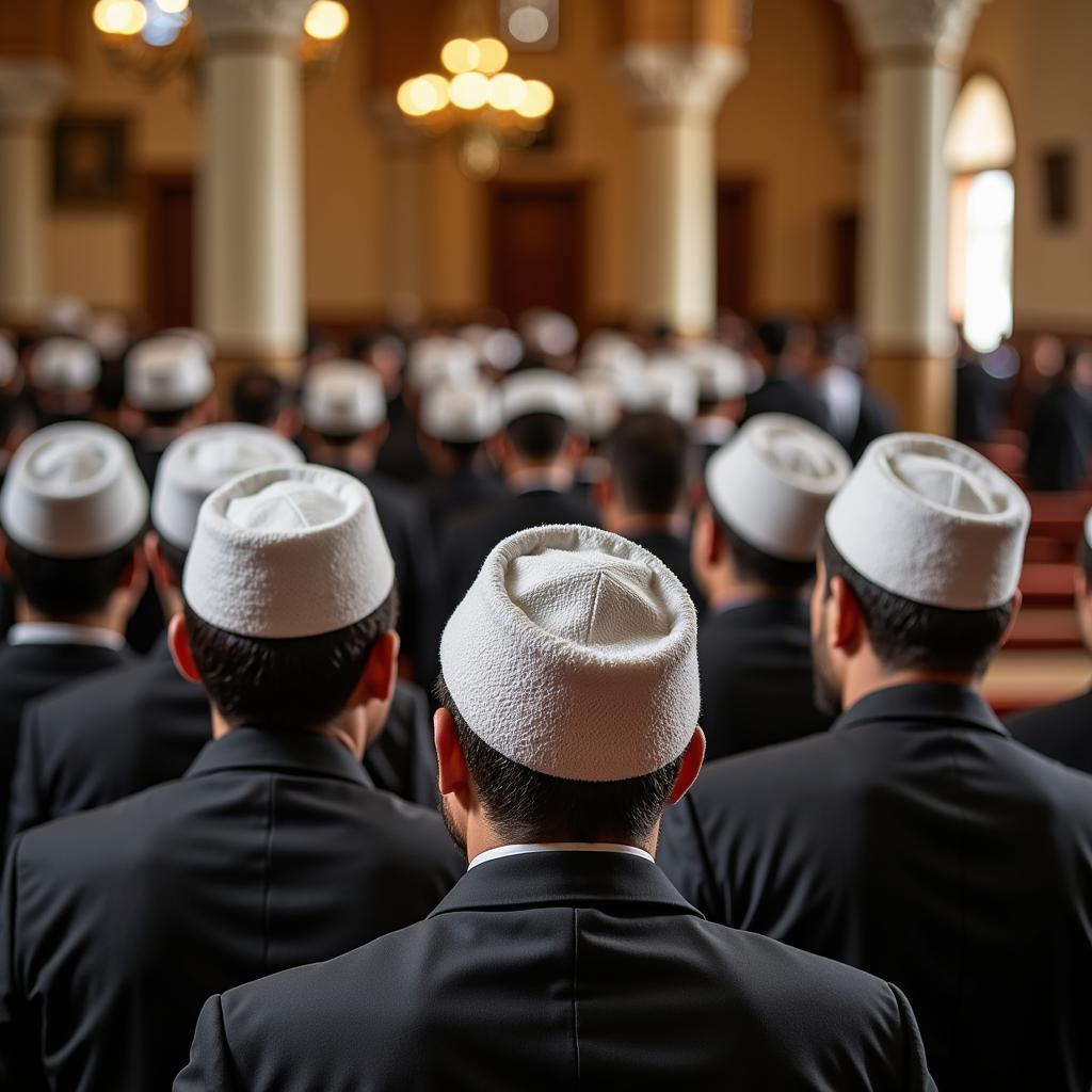 African Kufi in Religious Ceremony