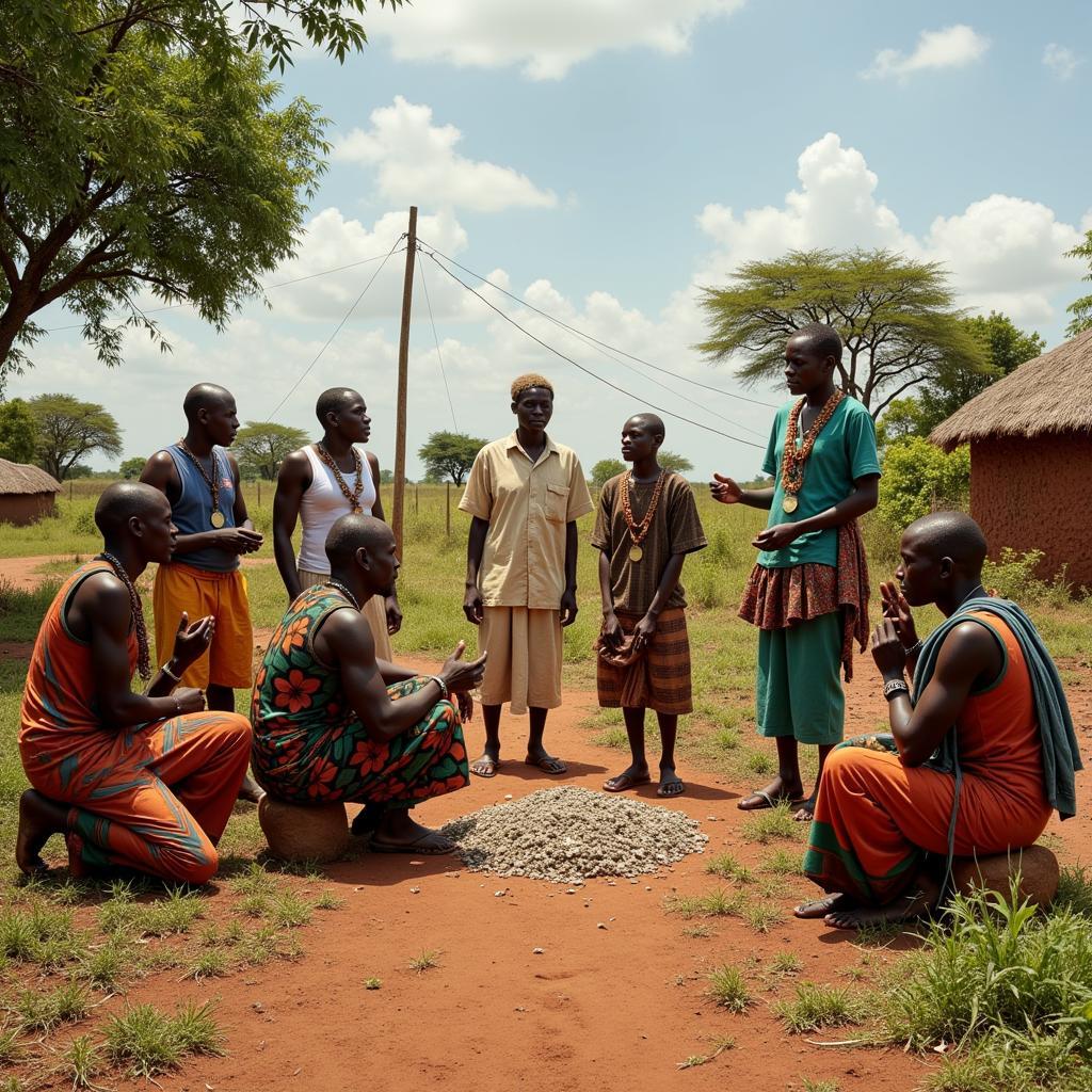 Traditional African Land Ownership Ceremony