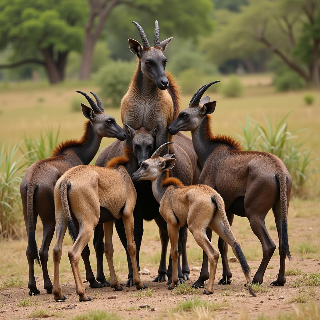 African Langoor Social Behavior