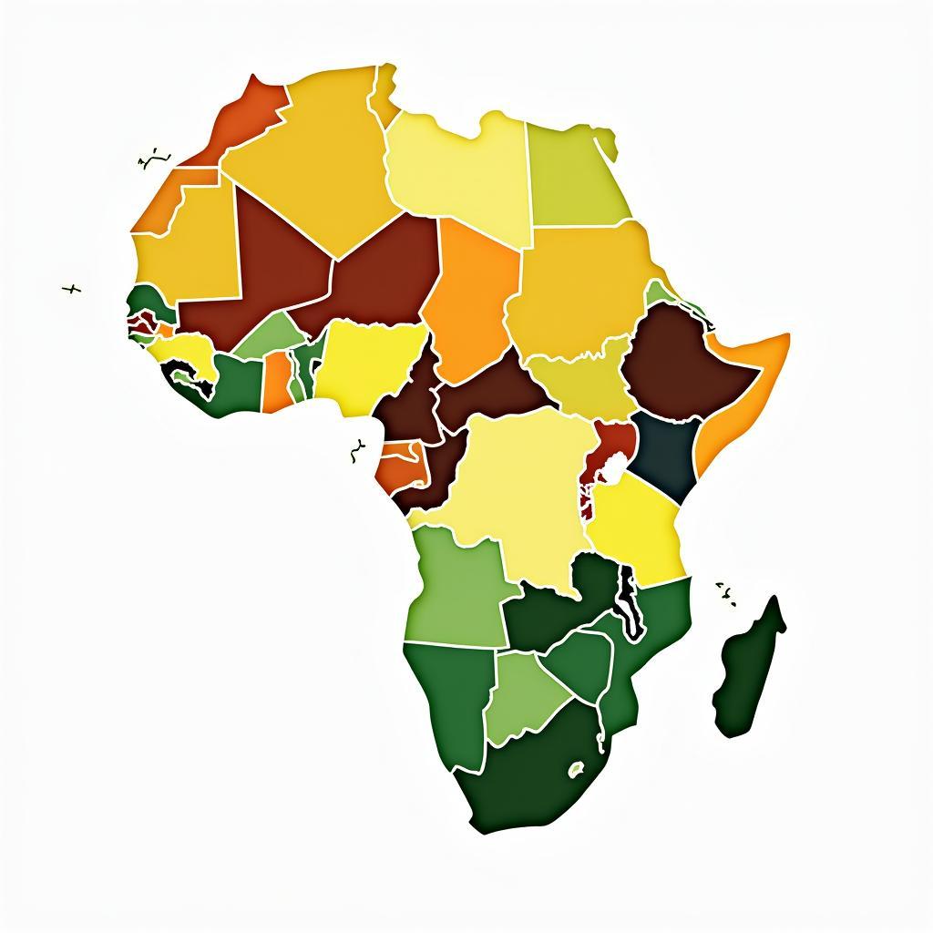 Map of African Language Families