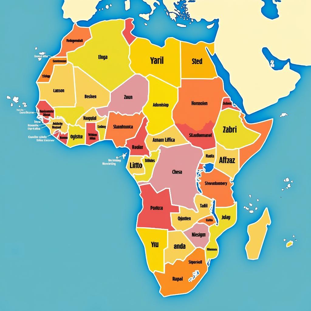 Map of African Language Families