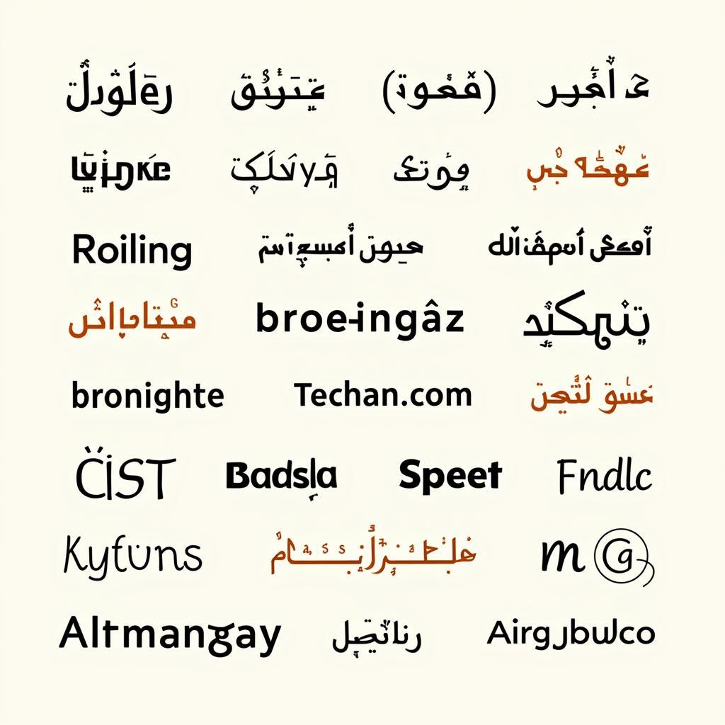 Diversity in African Language Fonts