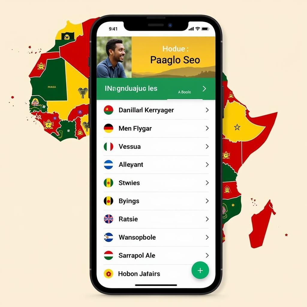 African Language Ringtones on a Mobile Phone