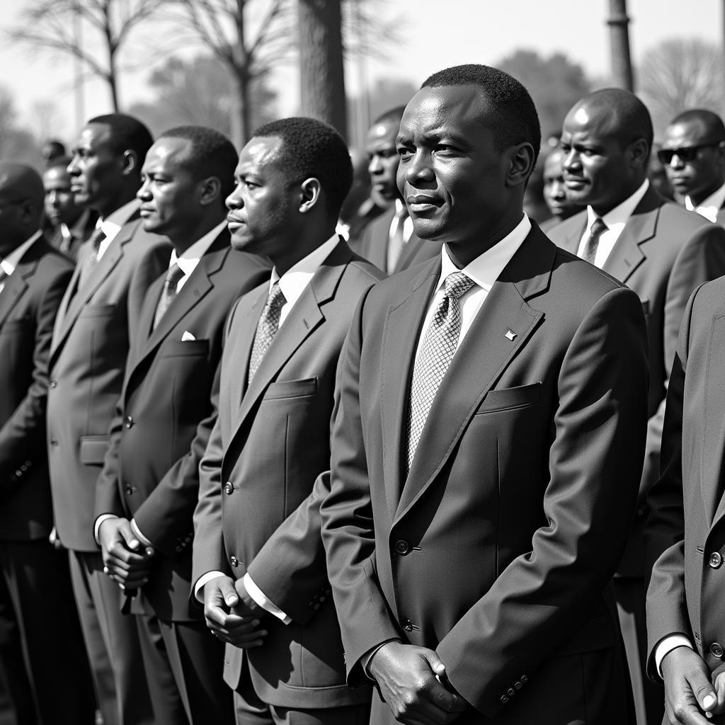 African Leaders at Independence Ceremony