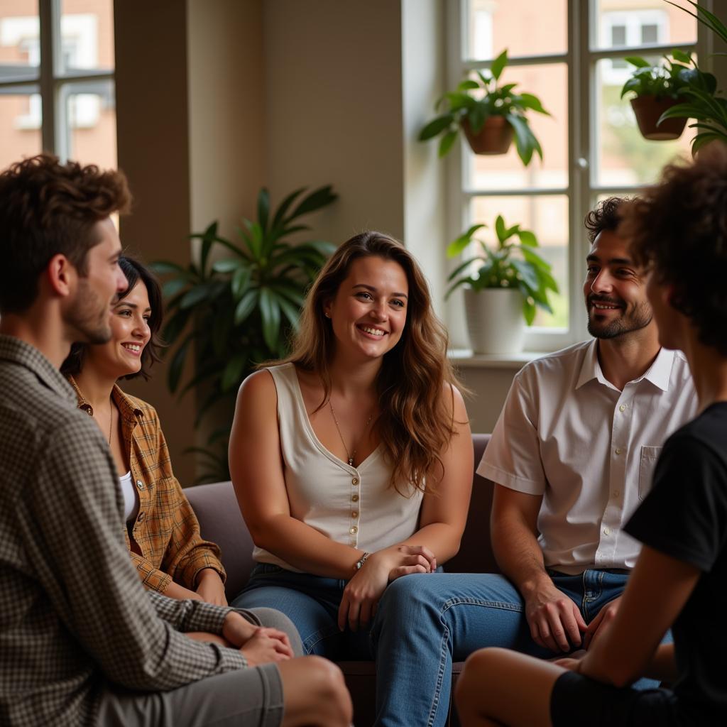 African LGBTQ+ Community Gathering and Sharing Stories