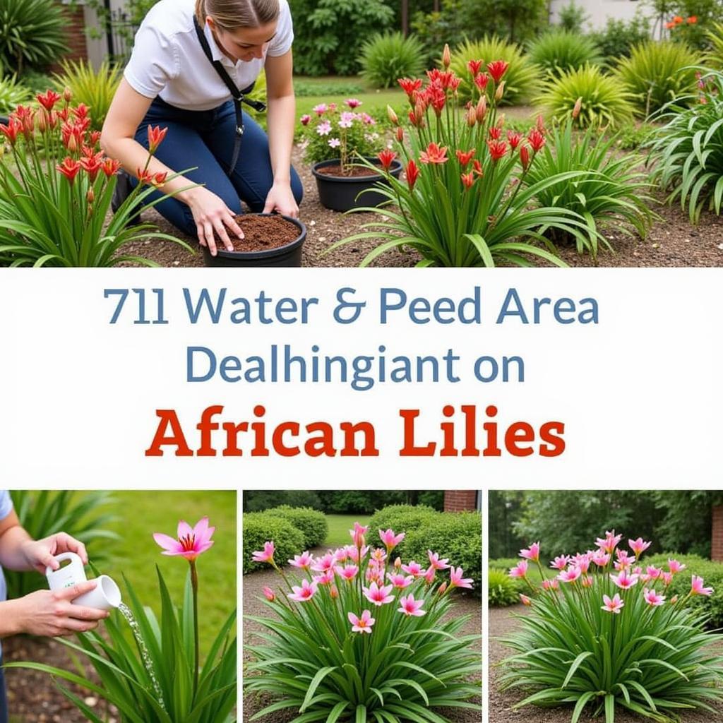 Caring for African Lilies in a Garden Setting