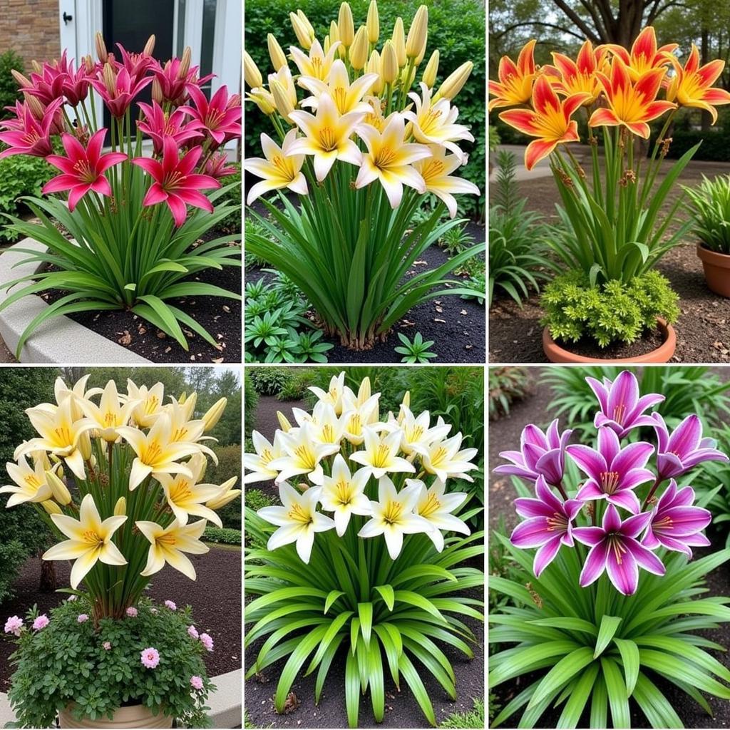 African Lilies in Landscape Design