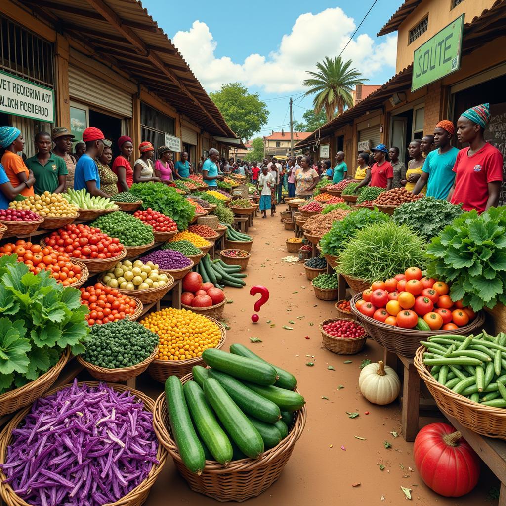 African Market Vegetables and the Kukkumbar Mystery