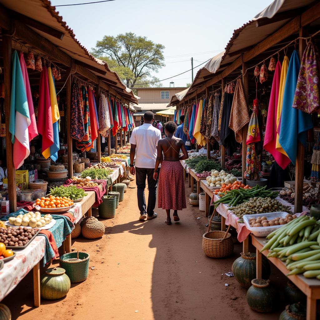 African Marketplace: A Hub of Vibrant Culture